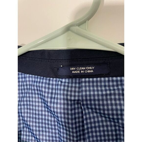 Saddlebred Navy 4 Way Stretch Blazer SZ 42 Short - Picture 5 of 11